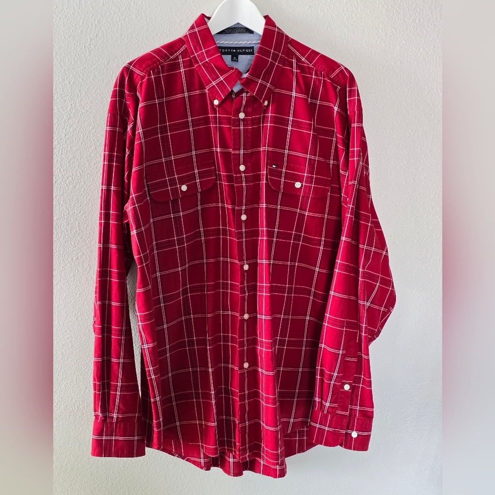 Tommy Hilfiger Long Sleeve Button Down Shirt XL
